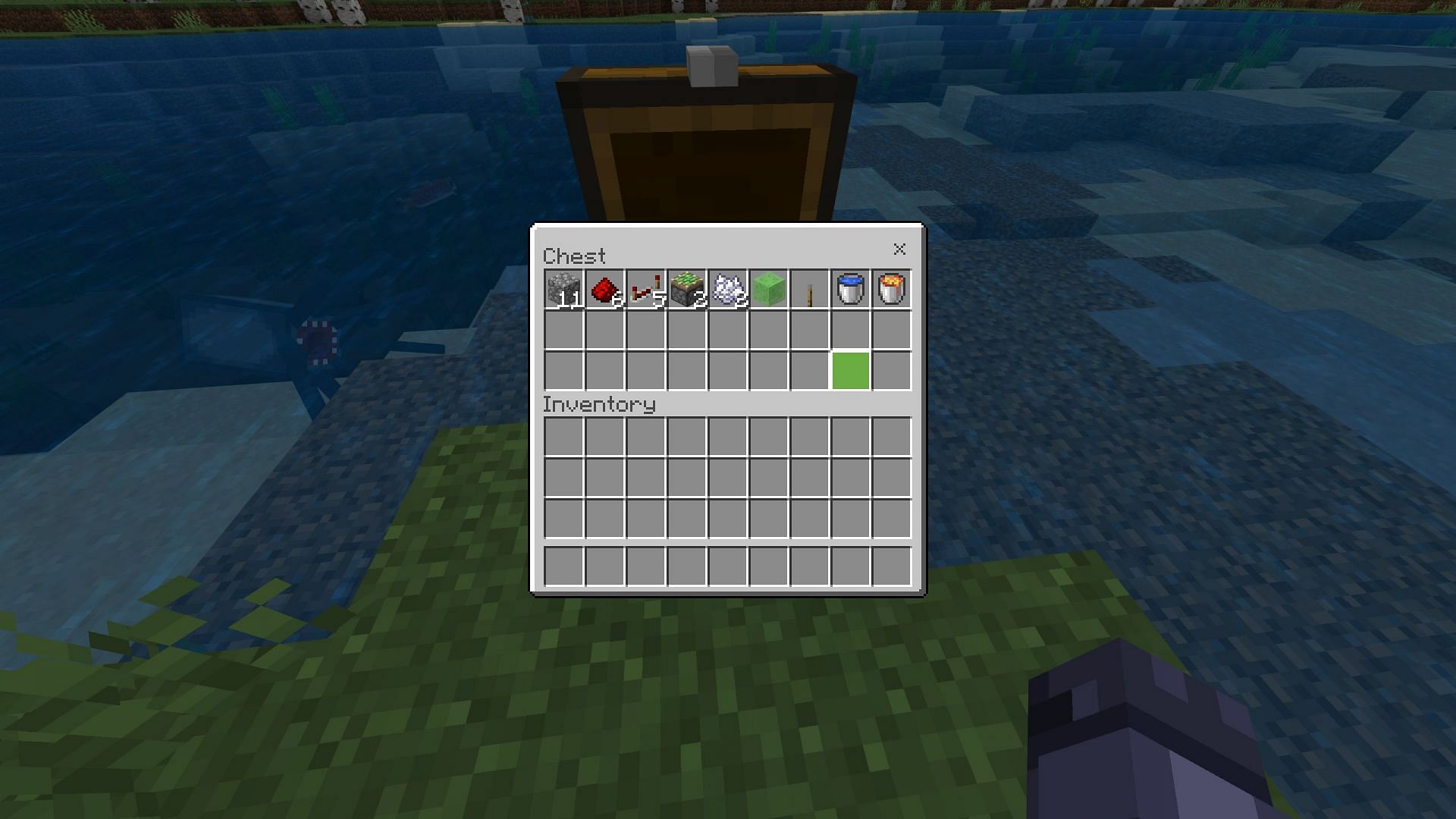 Resources required to make this contraption (Image via Sportskeeda Gaming || Mojang Studios)